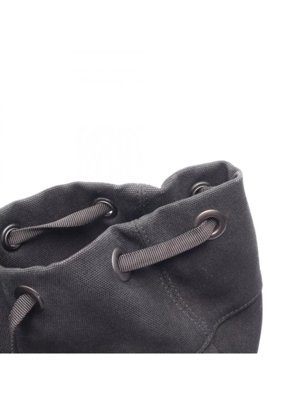 Bottega Veneta Backpack Intrecciato Black Gray White Canvas Leather